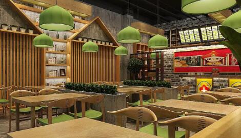 石碣镇如何设计中式快餐店打造中式风味